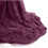 (Plum ) Teddy Throw Soft & Snug Warm Size 150 x 200 cm 2