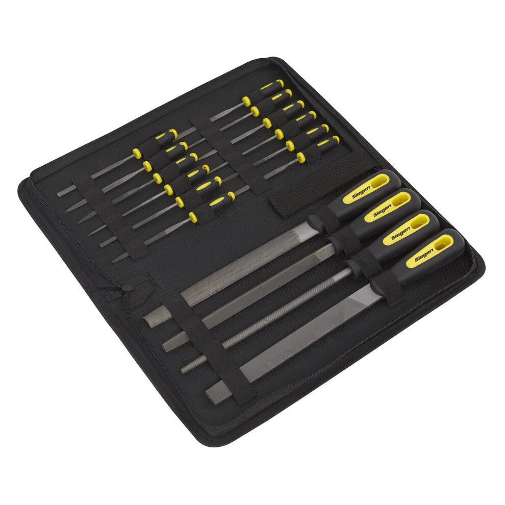 Sealey File Set 16Pc Engineer's & Needle S05781