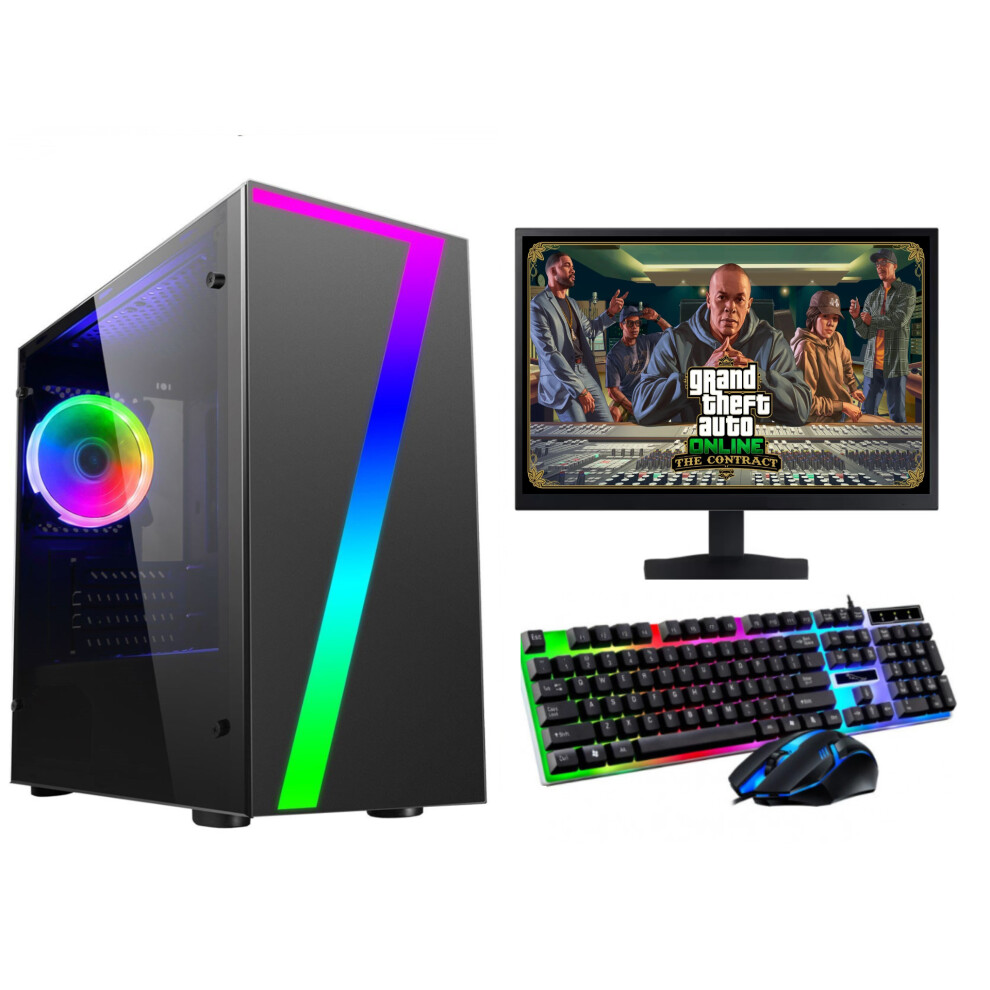 Fcs Fast Gaming Intel Quad Core I5 16Gb Ram 1Tb Hdd Pc Bundle 5060908881021
