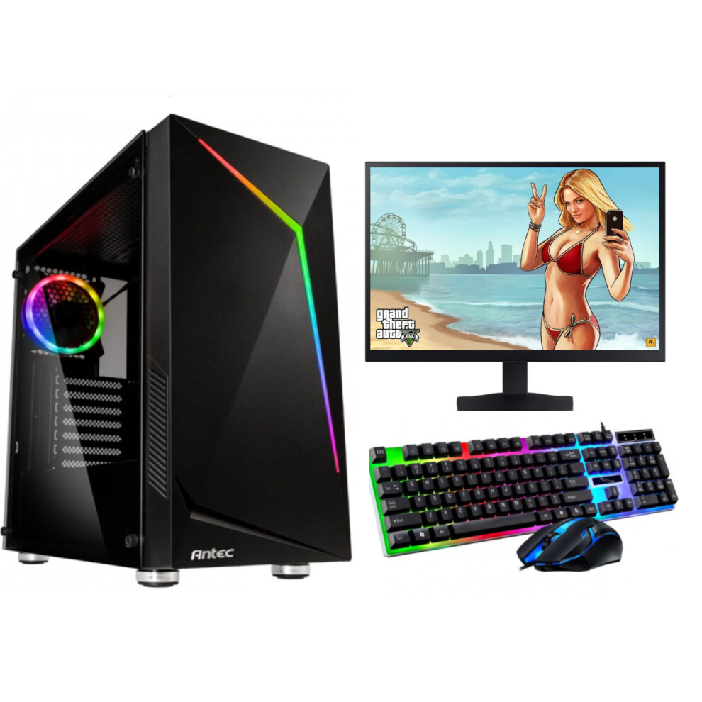 FCS Fast Gaming Intel Quad Core i5 16GB RAM 1TB HDD PC Bundle