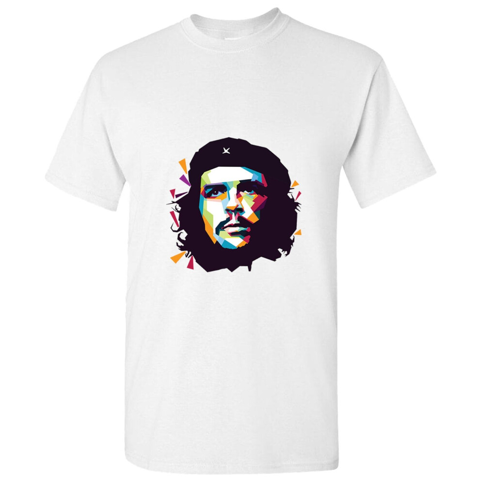 (M) Ernesto Che Guevara Argentina Revolution Marxist Art White Men T Shirt Tee Top