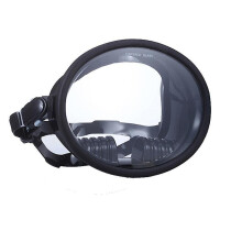 (Black) Full Face Diving Mask Wide View Anti Fog Snorkeling Mask For Underwater Sports