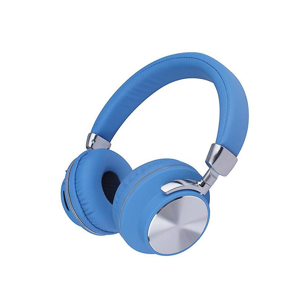 (Blue) Wireless Headset Bluetooth Headphone Portable Folding Gaming Headset-image-OPC-PBBF9WV-NEW