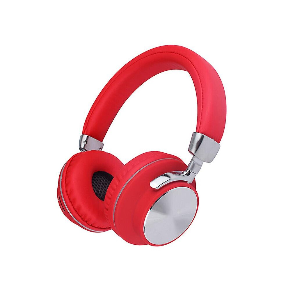 (Red) Wireless Headset Bluetooth Headphone Portable Folding Gaming Headset-image-OPC-PBBF9WX-NEW