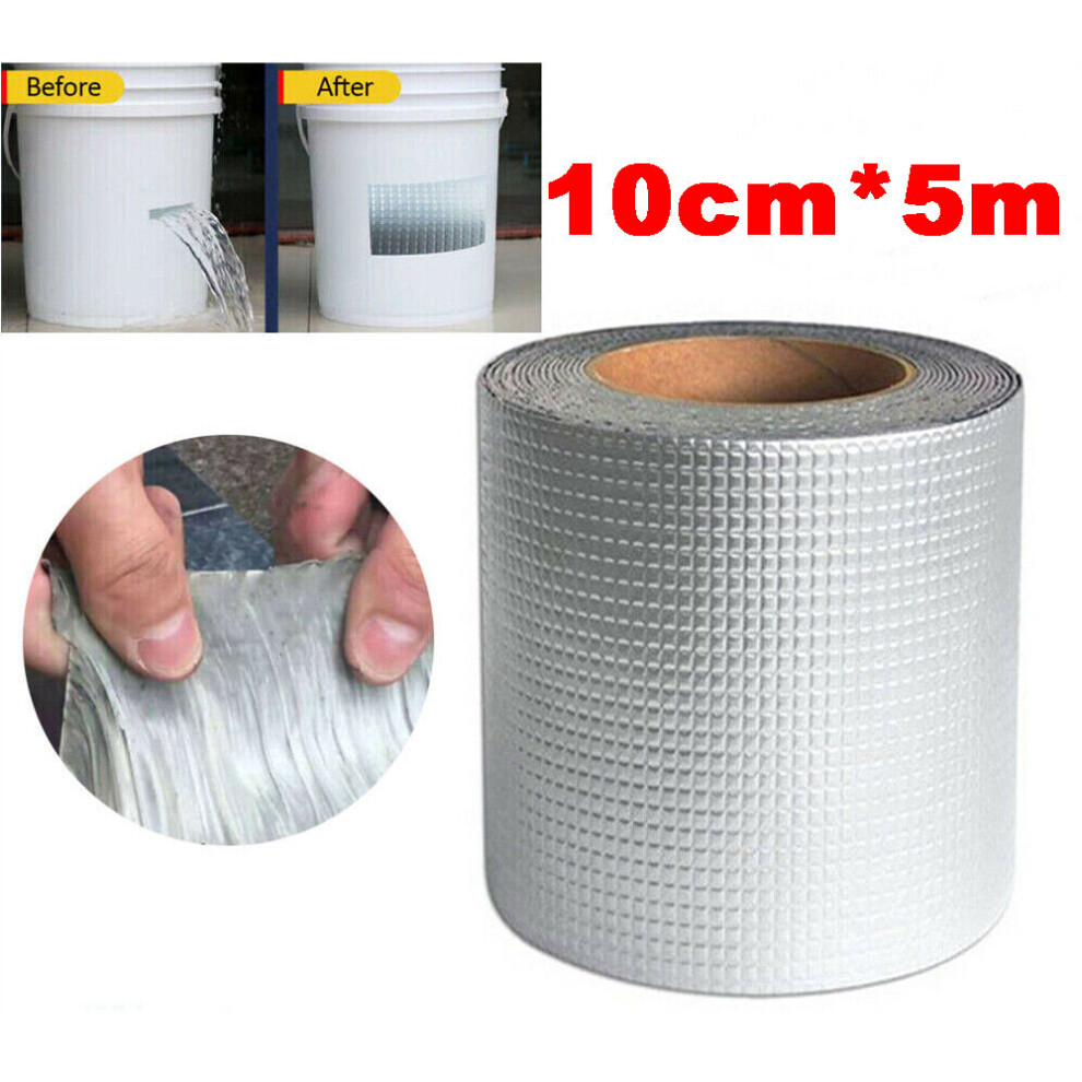 Magic Repair Waterproof Tape Butyl Aluminum Foil Sealing Tape 10cm*5m