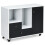 Costway 2-Drawer Rolling File Cabinet Lateral Mobile Filling Cabinet Office 1