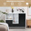 Costway 2-Drawer Rolling File Cabinet Lateral Mobile Filling Cabinet Office 6