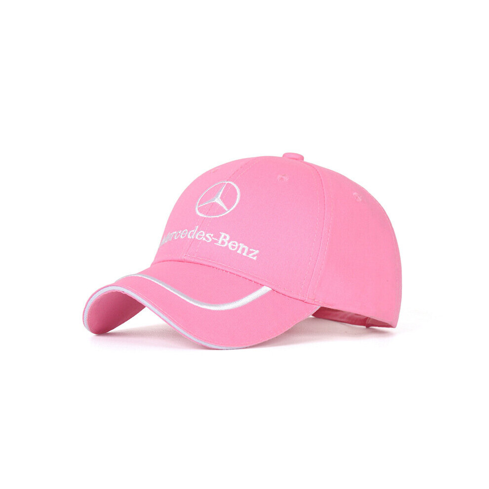 (pink) Mercedes-Benz embroidered baseball cap fashion