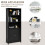 Costway Bookcase Shelving Storage Cabinet Standing Wooden Display Bookcase 7