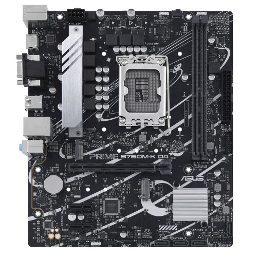 ASUS ASUS Mainboard PRIME B760M-K D4 - Micro-ATX - Socket Intel 1700 - Intel B760