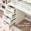 Costway 4-Drawer Computer Desk Modern Home Office Desk Laptop Executive Desk 6