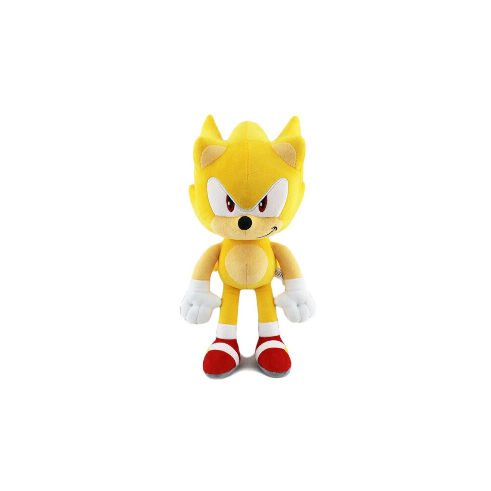 (Super Sonic) Sonic The Hedgehog Shadow Super Sonic Plush Doll Toy Kids Gifts