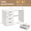 Costway 4-Drawer Computer Desk Modern Home Office Desk Laptop Executive Desk 3