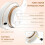 (White) Wireless Headset Foldable Bluetooth Headphones Over Ear 40 Hours Playtime 4