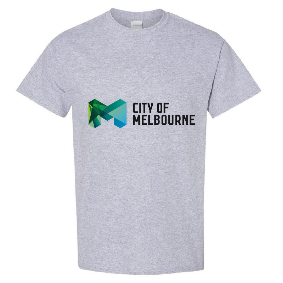 (Sport Grey, L) City of Melbourne Victoria Australia Love Art Gift Men T Shirt Tee Top