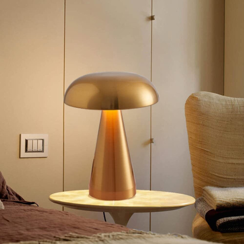 Cordless Rechargeable LED Table Lamp Mushroom Bar Desk Night Lights UK