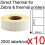 (10) Direct thermal labels rolls 56x25mm 2000/roll shipping tags for Zebra & thermal printer 7