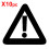 (100) WARNING DANGER CAUTION Large shipping label adhesive warning mailing sticky sticker 61x49mm 3