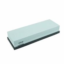 (400/1000) Grit Knife Knives Sharpening Sharpener Dual Water Whet Wet Stone Whetstone with Non-Slip Stand Holder