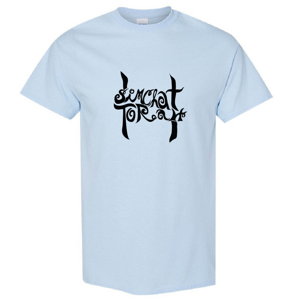 (Light Blue, S) Simchat Torah Jewish Holiday Sukkot Festival Sign Men T Shirt Tee Top