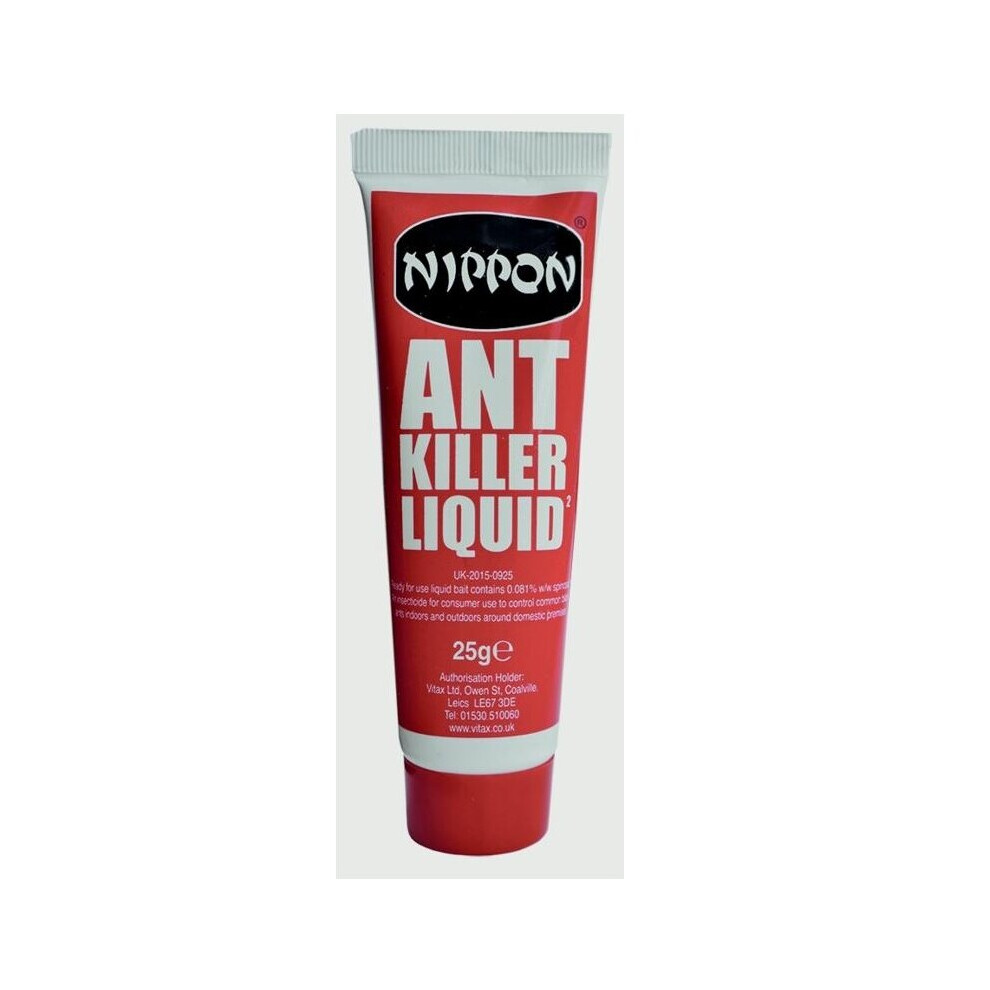 Nippon Ant Killer Liquid Bait Insecticide 25g Tube Pest Control