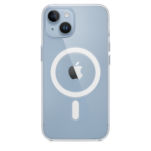 Apple Apple Clear Case with MagSafe for iPhone 14 Plus (MPU43ZM/A) - Slim, Scratch-Resistant, Precise MagSafe Alignment 1