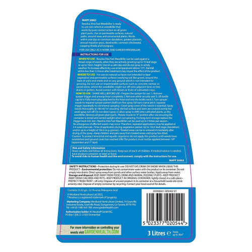 Resolva Resolva Xtra Fast Ready to Use Weedkiller for Garden, 3 Litres 2