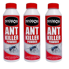 3 x Nippon Ant Killer Powder 300g - Indoor/Outdoor, Long-Lasting 6 Months, Kills Ants & Crawling Insects (Permethrin)