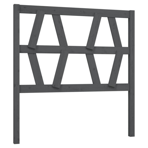 VidaXL (grey, 81 x 4 x 100 cm) vidaXL Bed Headboard Home Bedroom Decorative Bed Header Panel Solid Wood Pine