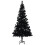 vidaXL Artificial Christmas Tree with Stand Black 210cm PVC Decoration Tree 1