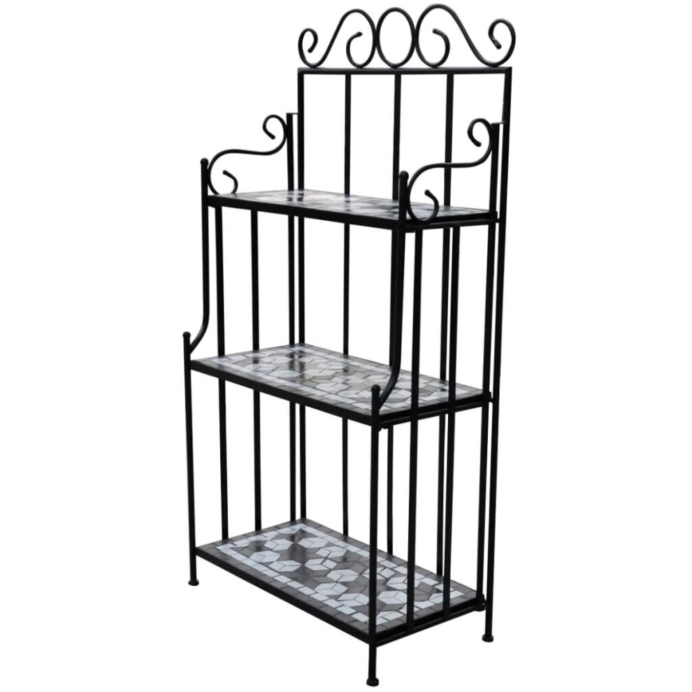 Vidaxl New Plant Stand Pot Rack Garden 3 Tier Shop Display Shelf Storage Black Planter