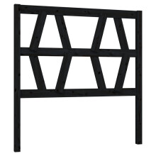 (black, 96 x 4 x 100 cm) vidaXL Bed Headboard Home Bedroom Decorative Bed Header Panel Solid Wood Pine