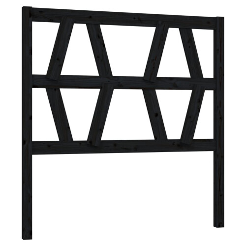 VidaXL (black, 96 x 4 x 100 cm) vidaXL Bed Headboard Home Bedroom Decorative Bed Header Panel Solid Wood Pine