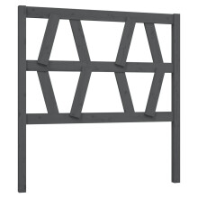 (grey, 106 x 4 x 100 cm) vidaXL Bed Headboard Home Bedroom Decorative Bed Header Panel Solid Wood Pine