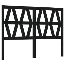 (black, 166 x 4 x 100 cm) vidaXL Bed Headboard Home Bedroom Decorative Bed Header Panel Solid Wood Pine