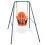 VidaXL vidaXL Kleinkinder-Schaukelset mit Sicherheitsgeschirr Orange 1
