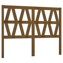 (honey brown, 126 x 4 x 100 cm) vidaXL Bed Headboard Home Bedroom Decorative Bed Header Panel Solid Wood Pine