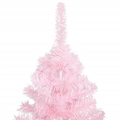 VidaXL vidaXL Artificial Christmas Tree with Stand Pink 150cm PVC Decoration Tree 1