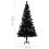 VidaXL vidaXL Artificial Christmas Tree with Stand Black 150cm PVC Decoration Tree 4