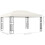 VidaXL vidaXL Pavillon 34 m Creme Stoff 9