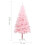 VidaXL vidaXL Artificial Christmas Tree with Stand Pink 150cm PVC Decoration Tree 4