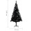 VidaXL vidaXL Artificial Christmas Tree with Stand Black 180cm PVC Decoration Tree 4