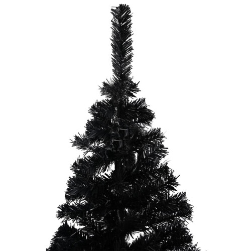 VidaXL vidaXL Artificial Christmas Tree with Stand Black 150cm PVC Decoration Tree 1