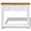 VidaXL vidaXL Solid Oak Wood Console Table 83cm Hallway Display Desk Stand Sideboard 2