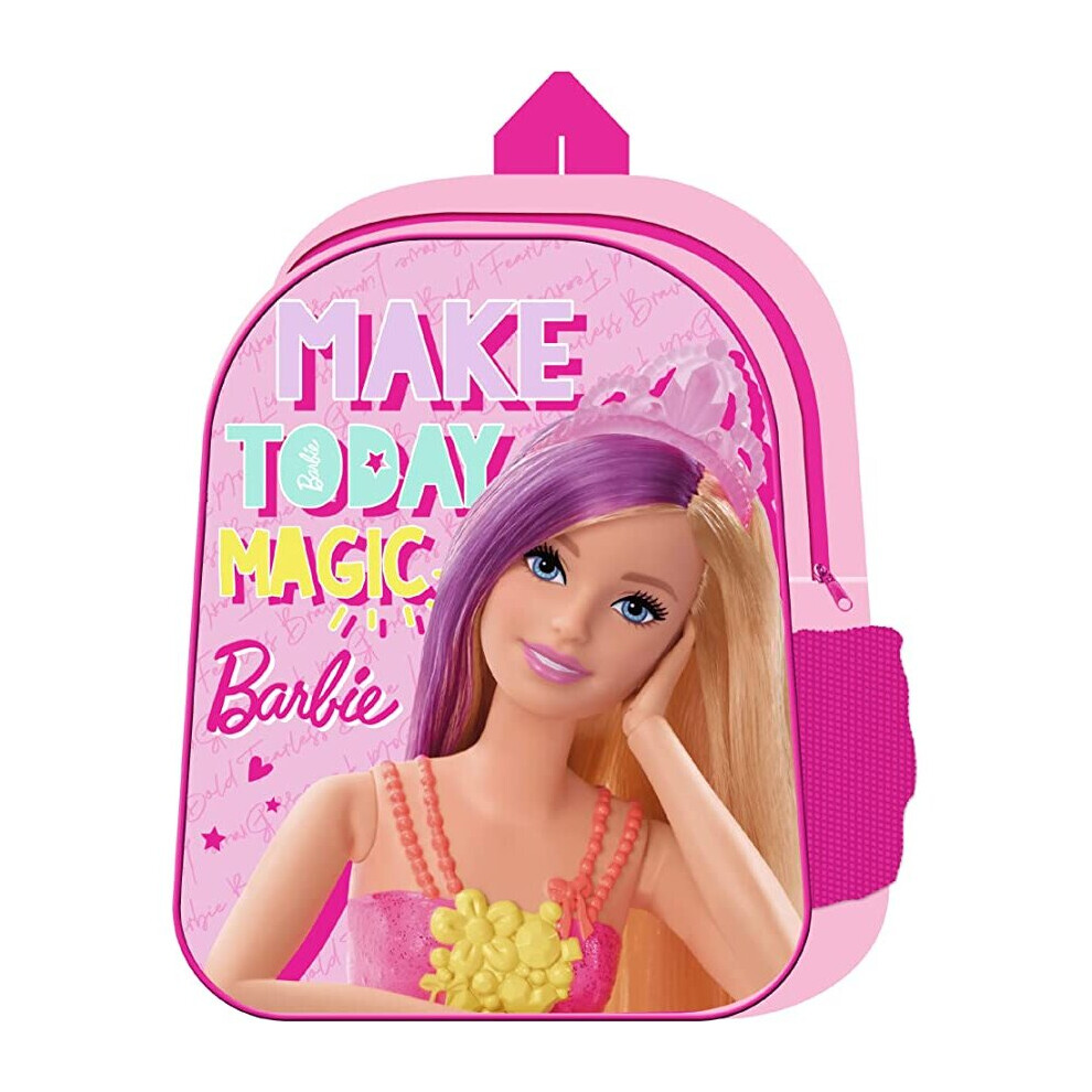 Barbie Pink Backpack School Bag For Kids Travel Cute Accessories For Girls Gifts Sleepover 1415