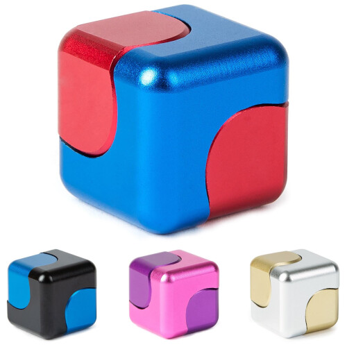 Bopster Fidget Cube Spinner - Red & Blue 1