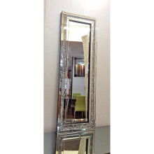 (40cm x 120cm) Large Glitzy Diamond Gatsby Crystal Diamond Wall Mirror PREMIUM QUALITY - Fabulous Mirrors - Choose your size