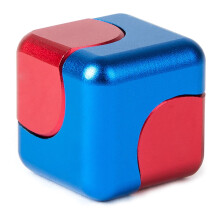 Bopster Fidget Cube Spinner - Red & Blue