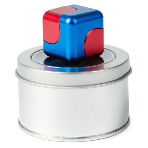 Bopster Fidget Cube Spinner - Red & Blue 2