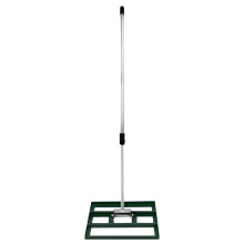 Rastrillo de Nivelación de Césped de 50cm de Jardín Extensible 1.2-1.9m: Verde